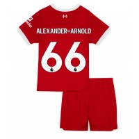 Echipament fotbal Liverpool Alexander-Arnold #66 Tricou Acasa 2023-24 pentru copii maneca scurta (+ Pantaloni scurti)